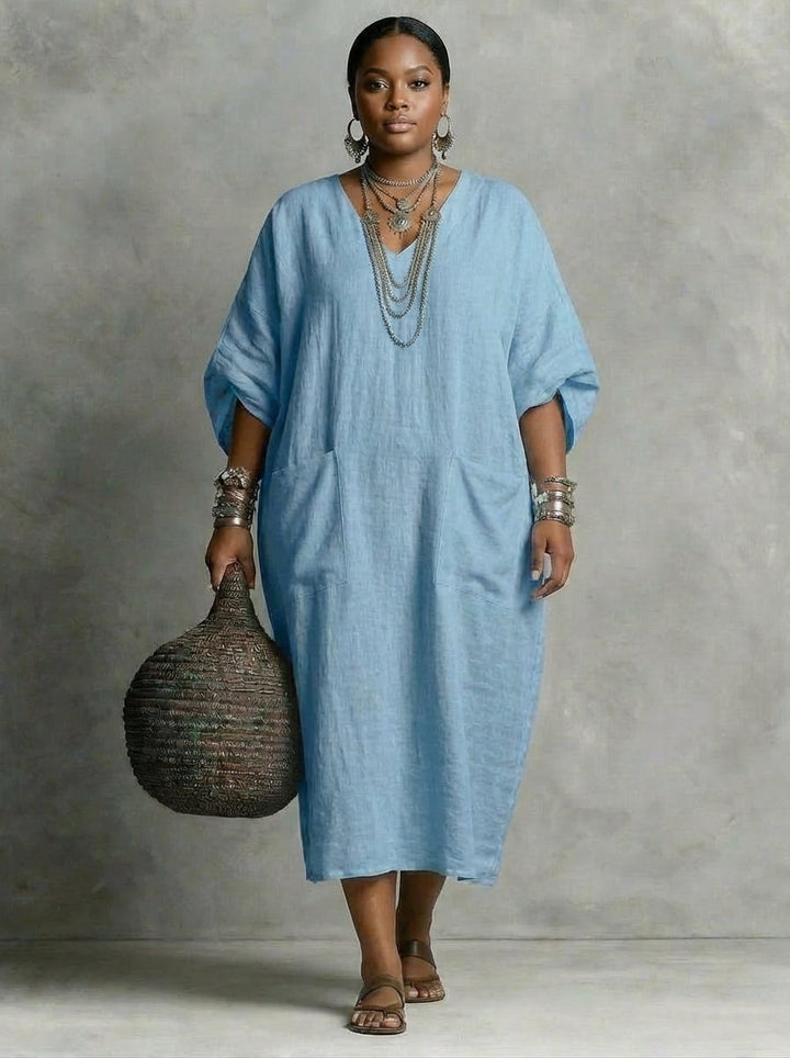 Kaia | Relaxed Kaftan Maxi Dress