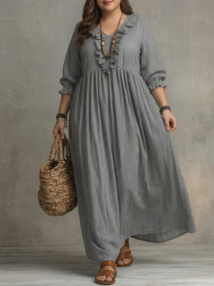 Elowen | Boho Long Sleeve Maxi Dress