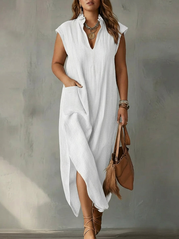 Elara | Ruffle Spring Maxi Dress