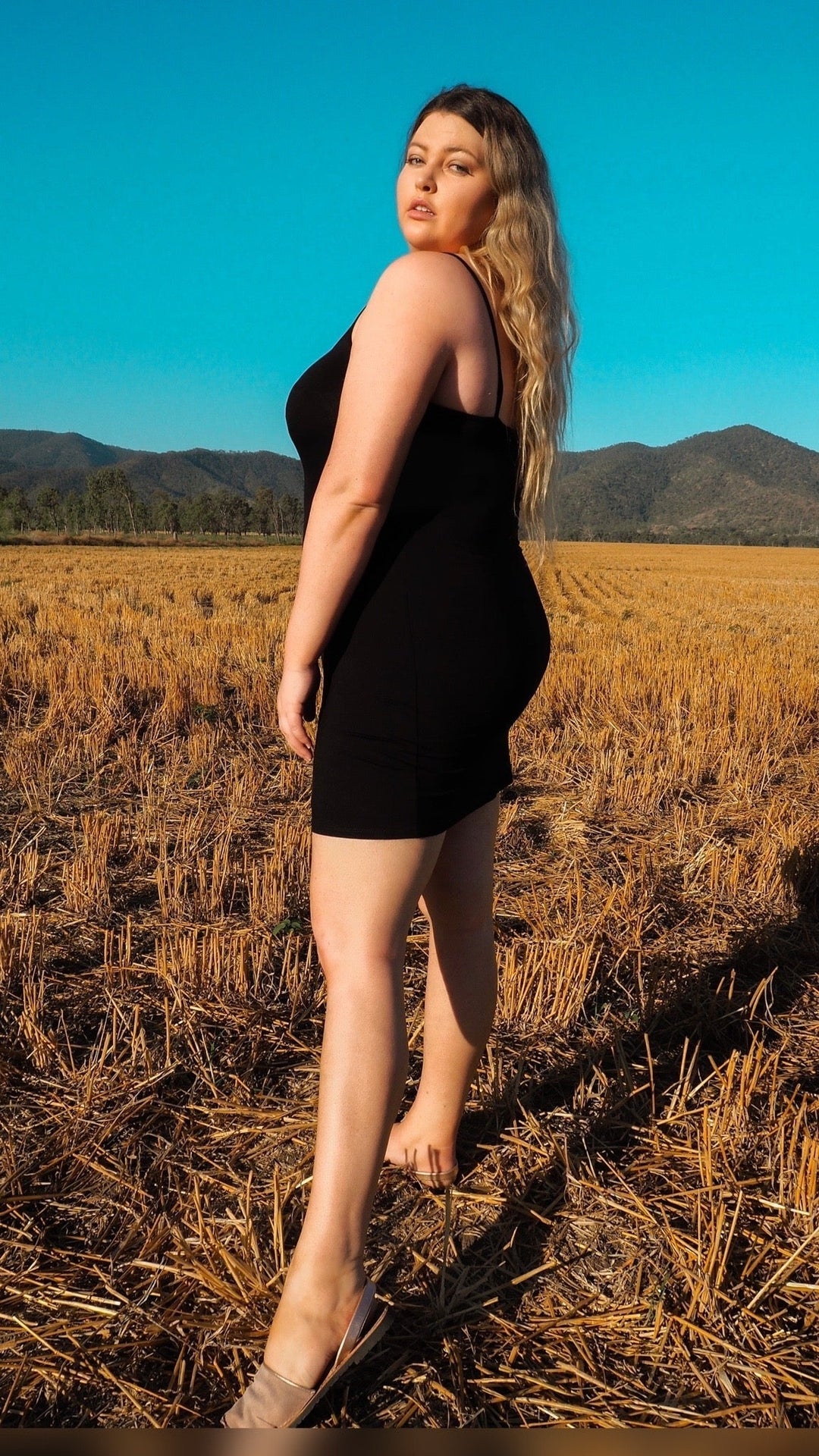 Lara | Black Bamboo Slip Dress