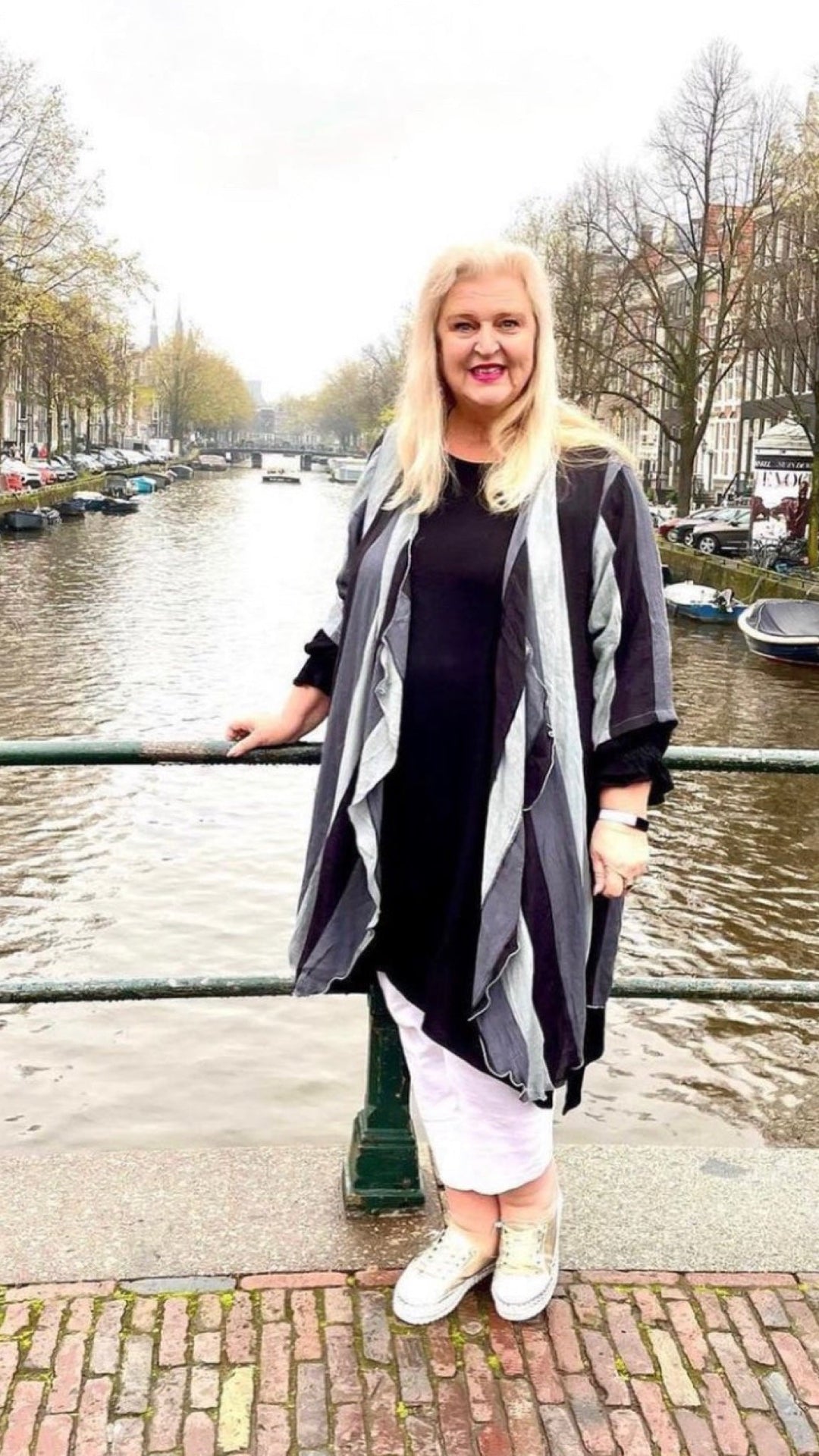 Della | Liquorice Stripe Jacket