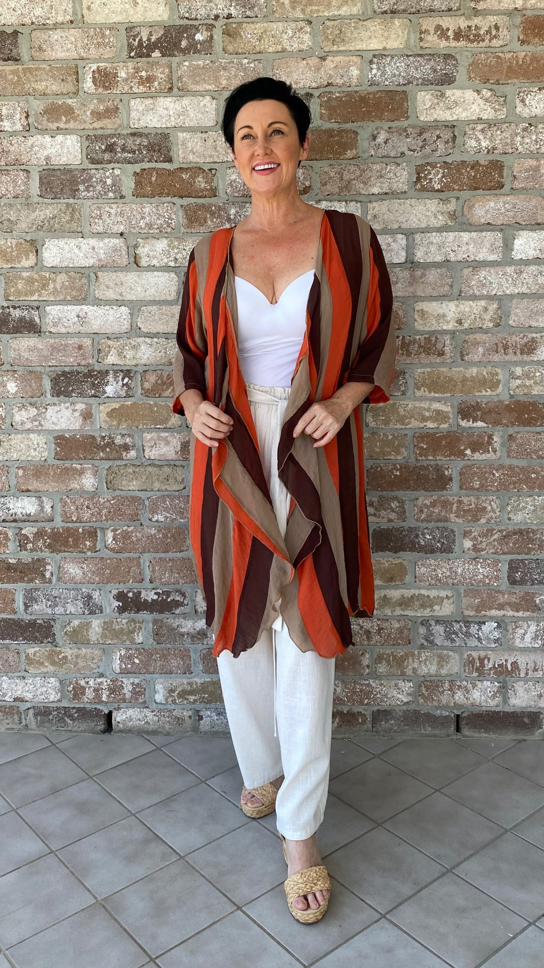 Holly | Jaffa Stripe Jacket