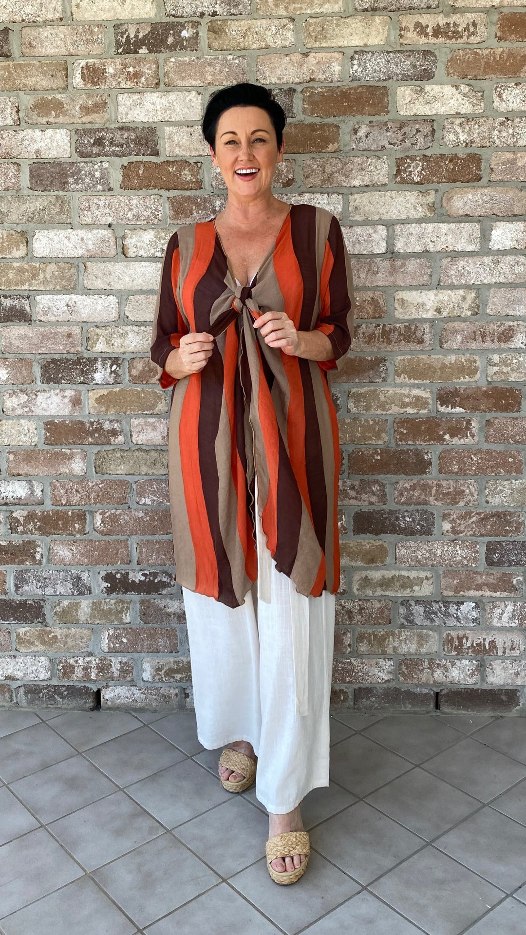 Holly | Jaffa Stripe Jacket