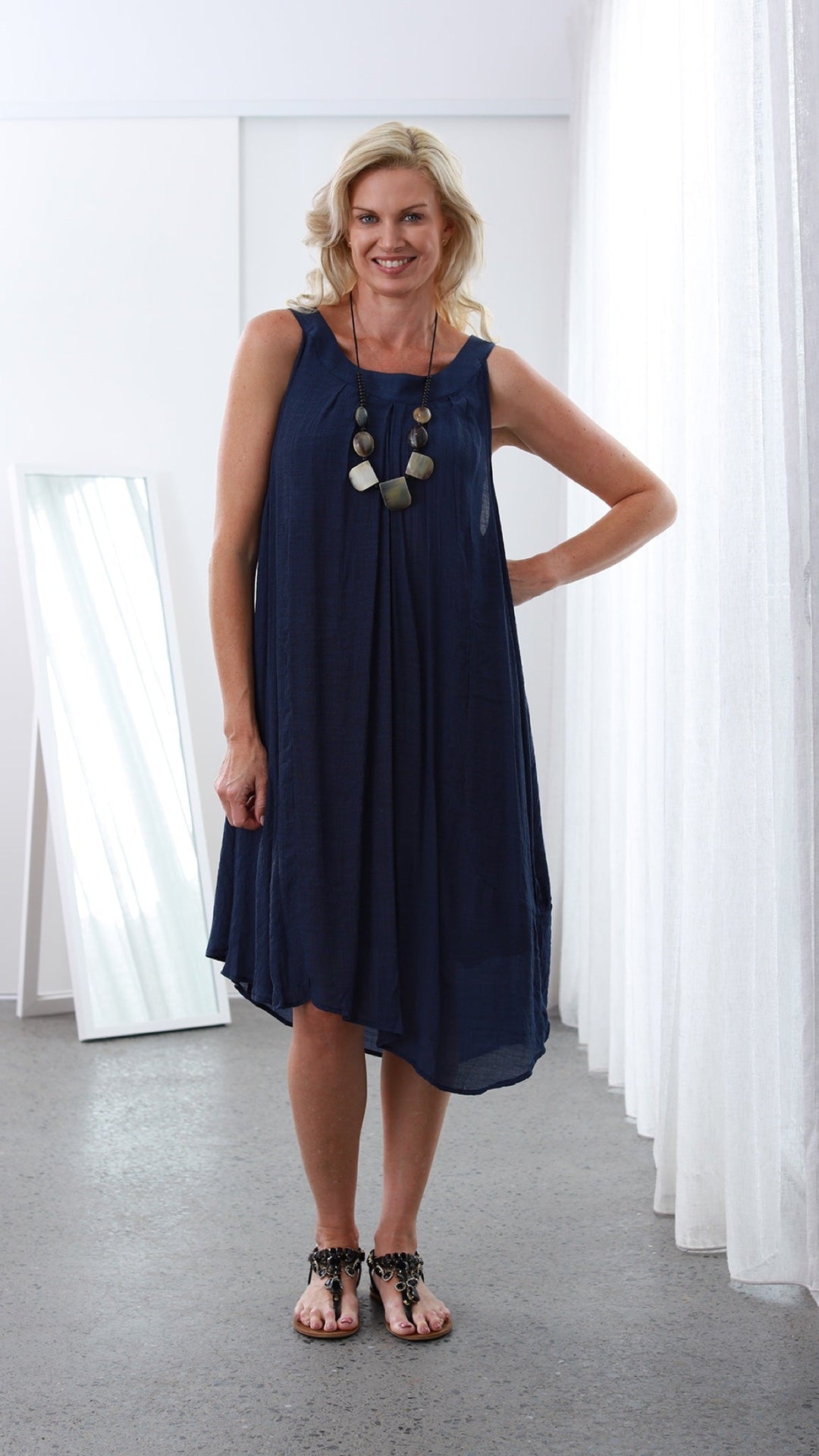 Eden | Casual Cotton Maxi Dress