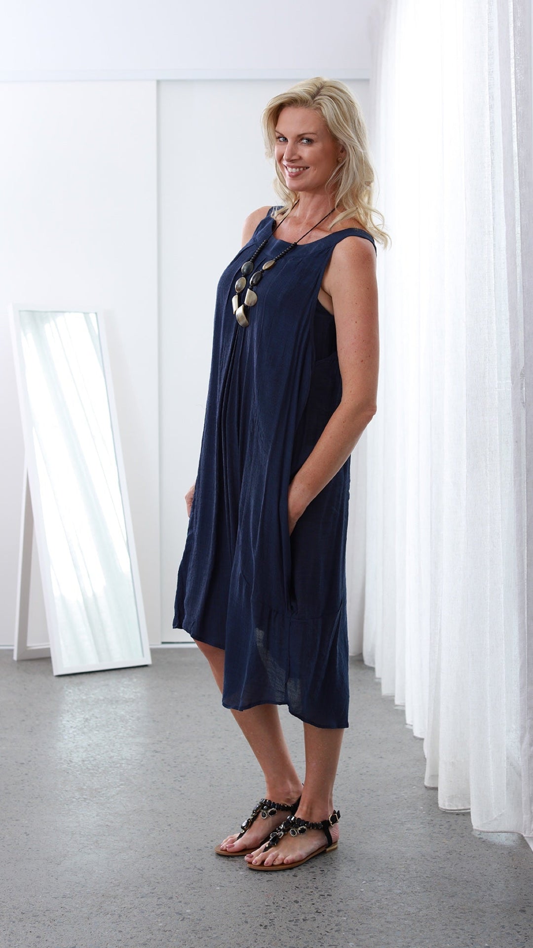 Eden | Casual Cotton Maxi Dress