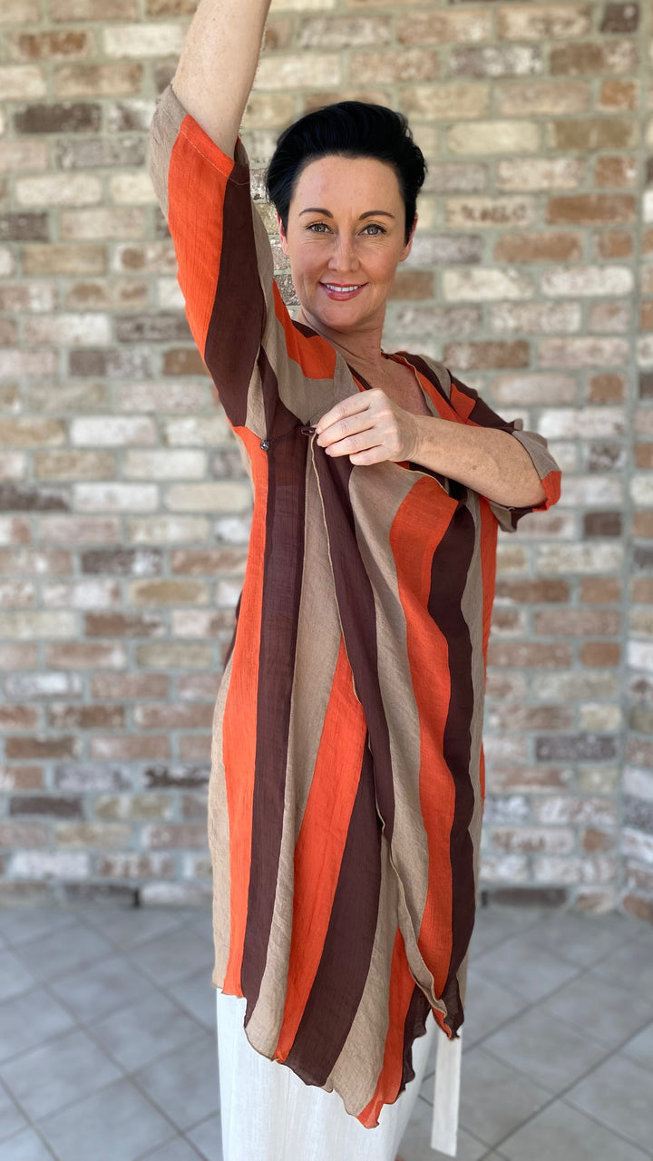 Holly | Jaffa Stripe Jacket