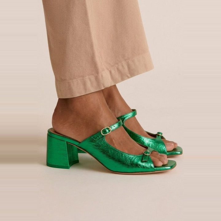 Yarra | Elegant Gold Heeled Sandals