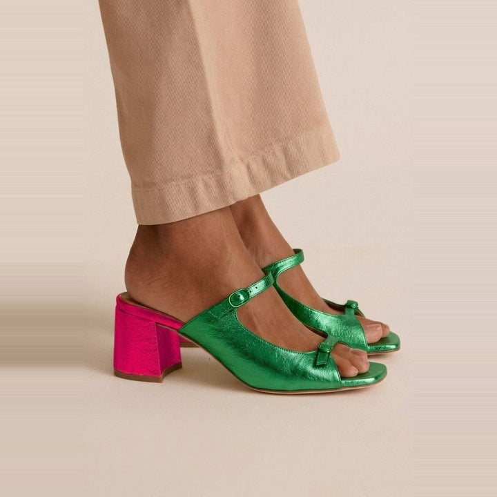 Yarra | Elegant Gold Heeled Sandals