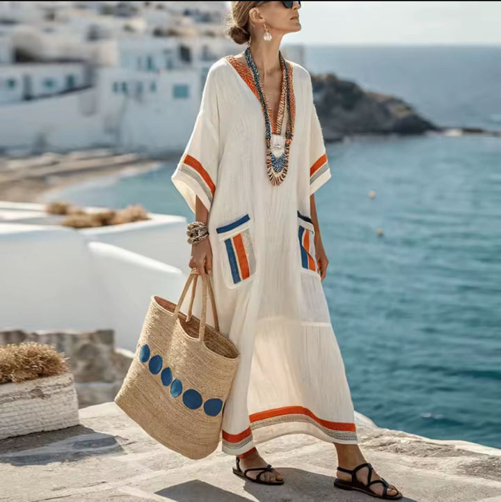 Belliana | Spaghetti Strap Summer Maxi Dress