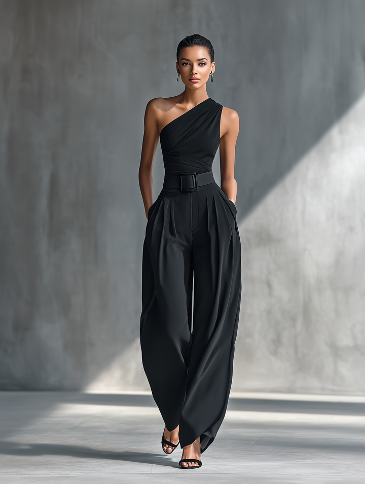 Freya | Black Knit Set