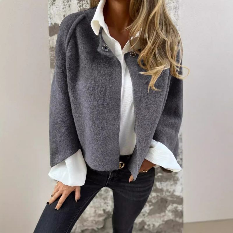 Lorna | Elegant Cropped Jacket with Flared Sleeves