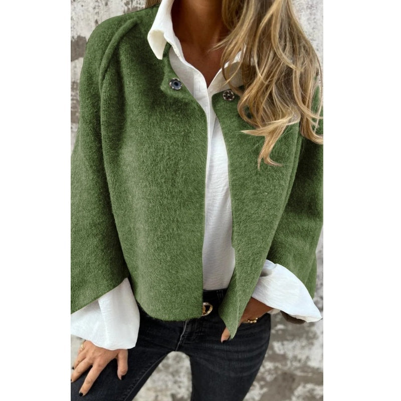 Lorna | Elegant Cropped Jacket with Flared Sleeves