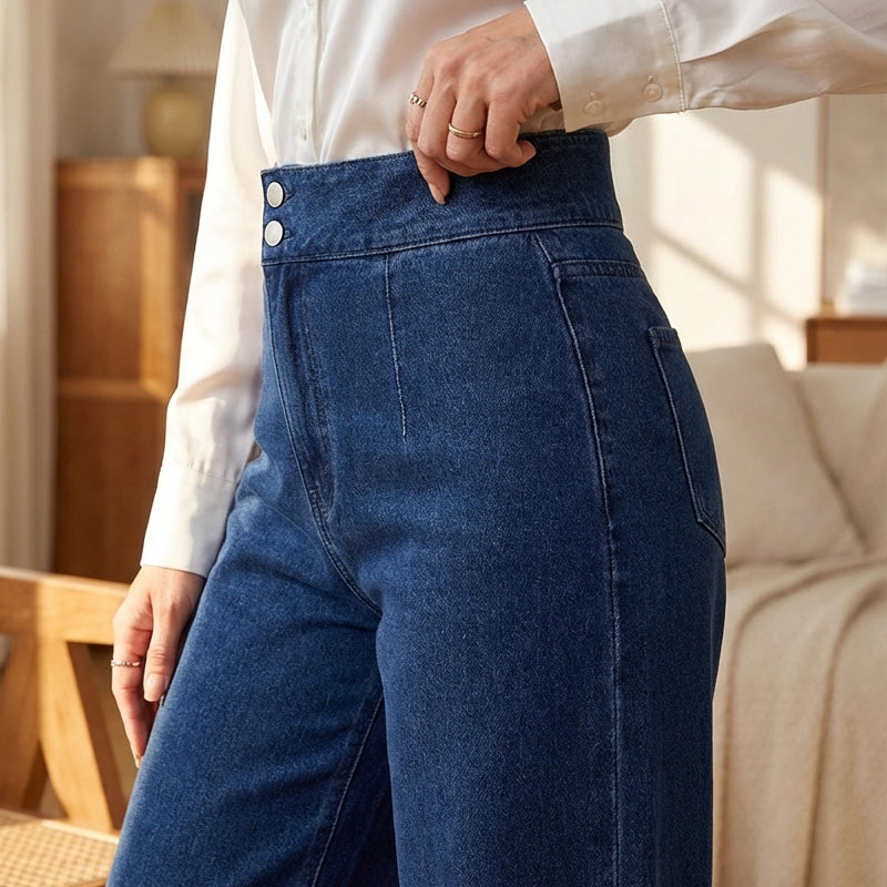 Posy | Flattering High Waisted Slim Fit Jeans