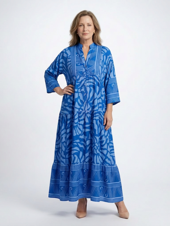 Marielle | Button Front Maxi Dress