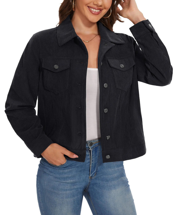 Greer | Classic Corduroy Trucker Jacket