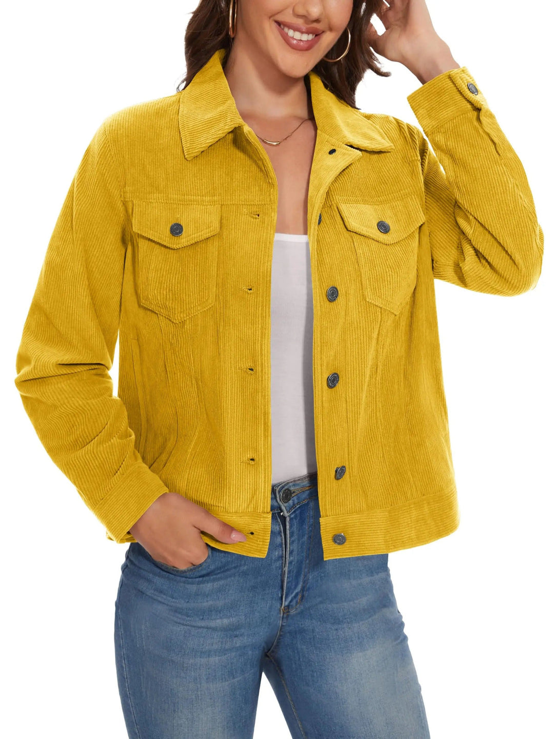Greer | Classic Corduroy Trucker Jacket